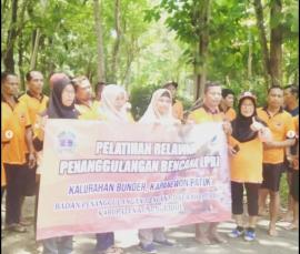 Pelatihan Relawan dalam rangka Edukasi pencegahan Bencana Banjir yang dilaksanakan oleh BPBD Kab.GK