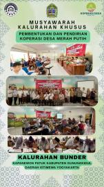 MUSYAWARAH KALURAHAN KHUSUS (MUSKALSUS) PEMBENTUKAN  DAN PENDIRIAN KOPERASI DESA MERAH PUTIH
