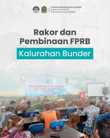 Koordinasi FPRB Kalurahan Bunder