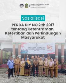 Sosialisasi PERDA DIY Nomor 2 Tahun 2017